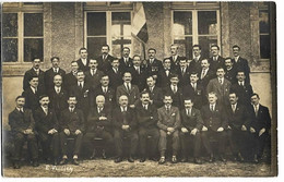 BEAUCOURT  (90) Photo-carte Signée Vuilley à  (groupe D'hommes La Plupart Médaillés... ?) - Beaucourt