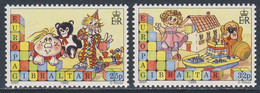 Gibraltar 1989 Mi 563 /4 YT 573 /4 SG 607 /8 ** Soft Toys, Toy Train, Boat, Doll's House - Children Toys / Kinderspiele - Poppen