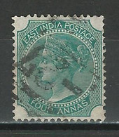 India SG 69, Mi 24 O Used Die I - 1858-79 Crown Colony