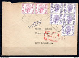 1584 + 1645 Gestempeld (telegraafstempel) COUVIN - 1970-1980 Elström