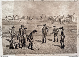 Golf   Royal And Ancient (St. Andrews 1798). Frank Paton. [signed In Pencil].  Published By Leggatt Bros - Gouaches