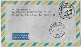 Brazil 1974 Cover Sent From Votuporanga To São Paulo Stamp Numeral 40 Cents - Covers & Documents