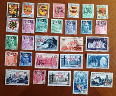 Réunion CFA : Collection Oblitérée Quasi Complète : 198 Timbres Sur 200 - Oblitérés