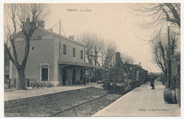 CPA - TRETS ( Bouches Du Rhône ) - La Gare - Trets