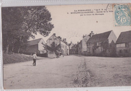 Moulins-la-Marche (Orne) - La Cpa Entrée De La Ville Par La Route De Mortagne - Moulins La Marche