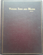 VICKERS SONS AND MAXIM LIMITED 1902 HISTORIQUE SOCIETE ARMEMENT CANON MITRAILLEUSE ARTILLERIE - Anglais