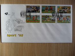 (8) South Africa RSA * FDC 1992 * 5.20.1 Sports - Lettres & Documents