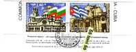 2010, 50th Anniversary Of The Diplomatic Relations Bulgaria-Cuba 2v- Used/oblit.(O)   Bulgaria / Bulgarie - Gebruikt