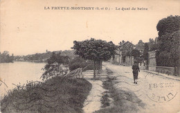 FRANCE - 95 - La FRETTE MONTIGNY - Le Quai De Seine  - Carte Poste Ancienne - La Frette-sur-Seine