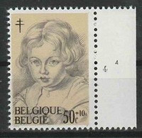 Belgie OCB 1272 ** MNH Met Plaatnummer 4. - 1961-1970