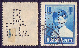 ROMANIA -  PERFINS  " B.  E.G. "  - O - Perforés