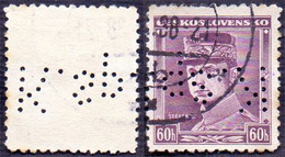 CZECHOSLOVAKIA -  PERFINS  " K.Sp "  - O - Perforiert/Gezähnt