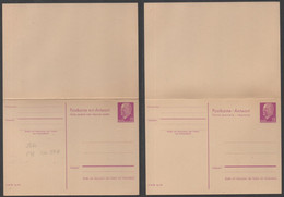 DDR / 1966 DOPPEL GSK 15/15 PF - MIT ANTWORT - Mi P78 / KW 50.00 EURO  (ref 8162c) - Cartes Postales - Neuves