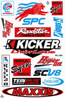 Sponsoren Sponsor Logo Racing Aufkleber / Sponsors Sticker Modellbau Model A4 1 Bogen 27x18 Cm ST466 - Modèles R/C