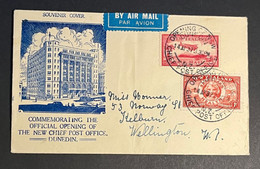 (4 Oø 9) New Zealand FDC - 1 Cover - 1937 - Opening Of Dunedin New Chief Post Office (posted To Wellington) - FDC