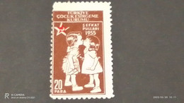 TÜRKEY--YARDIM PULLARI-1950- 60-  ÇOCUK ESİRGEME KURUMU  20P (*) - Timbres De Bienfaisance