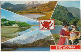 Snowdonia: Llyn Mymbr, Borth-y-Gest, Llyn Gwynant, Welsh Girls - (Wales, U.K.) - Caernarvonshire