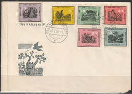 DDR FDC 1959 Nr.698 - 703  Heimische Vögel (d 3253 ) Günstige Versandkosten - 1950-1970