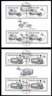 CZECHOSLOVAKIA 1987 PRAGA 88 Technical Monuments Blocks  Used.  Michel Blocks 70-71 - Used Stamps