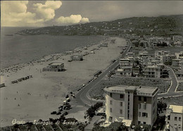 GAETA ( LATINA ) SPIAGGIA DI SERAPO - EDIZIONE RISPOLI - SPEDITA 1960 (14611) - Latina