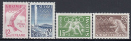 FINLAND 399-402,unused,falc Hinged - Zomer 1952: Helsinki