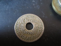 FRANCE- TUNISIE 10 CENTIMES 1920- SUP - Tunesië