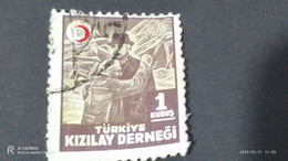 TÜRKEY--YARDIM PULLARI-1930-50-    1K   ÇOCUK ESİRGEME PULU  DAMGALI - Timbres De Bienfaisance