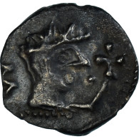 Monnaie, France, Ebbon De Sens ?, Denier, Ca. 709-740, Sens, TTB+, Argent - 470-751 Merovingian