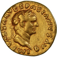 Monnaie, Vespasien, Aureus, 70, Tarraco(?), TTB, Or, RIC:II.1-1311 - La Dinastia Flavia (69 / 96)