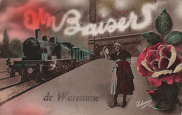 BELGIQUE - Waremme - Carte Fantaisie - Un Baiser De Waremme - Carte Postale Ancienne - - Waremme