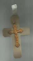 Religion , Crucifix PENIN, Cartonnage D'origine, 55 X 35 Mm,  4 Scans ,  Frais Fr 2.50 E - Religione & Esoterismo