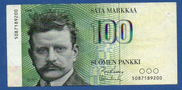 FINLAND - P.115a (12) – 100 Markkaa 1986,  VF/XF, Serie 5087189200 - Finnland