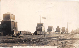 CANADA - Saskatchewan - Indian Head - C.P.R. Yards And Elevators - Winnipeg - Voyagé (2 Scans) Mme Guichard-Bussy, Dole - Other & Unclassified