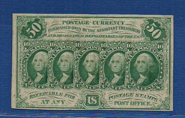 UNITED STATES OF AMERICA - P.100d – 50 Cents 1862 XF, No Serial Number - 1862 : 1 Uitgave