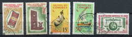 Comores - 1963 -> 1973 - Yt 28 - 29 - 31 - 33 - 34 - Oblitérés - Airmail