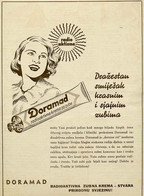 Doramad Radioaktivna Krema Dentifrice Thoopaste Radioactivité Publicité - Advertising (Photo) - Objetos