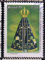 BRAZIL BRASIL BRASILE BRÉSIL 1979 STATUE OF OUR LADY OF APPARITION CORONATION 2.50cr USED USATO OBLITERE' - Oblitérés