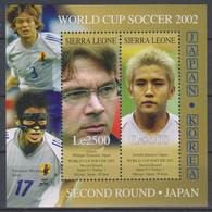 Soccer World Cup 2002 - SIERRA LEONE - S/S MNH - 2002 – Südkorea / Japan