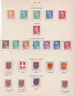 22 Timbres Neufs 1948 1949, Sur Charnières - Unused Stamps