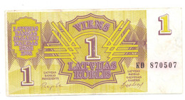 *Latvia 1 Rublis 1992 - Lettonie