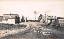 CANADA - Saskatchewan - Montmartre - Main Street - Passage D'un Train, Railway - Carte-Photo - Sonstige & Ohne Zuordnung