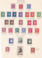 27 Timbres Neufs, Marechal Pétain 1941 1942, Sur Charnières - 1941-42 Pétain