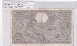 BELGIO 100 FRANCS 1939 P107 - 100 Franchi