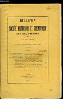 Bulletin De La Société Historique Et Scientifique Des Deux-sèvres 3e Et 4e Trimestres - Notes Historiques Sur Le Canton - Auvergne
