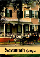 Georgia Savannah Greetings With Horse Drawn Carriage - Savannah
