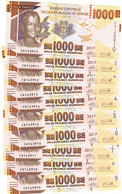 Guinea 10x 1000 Francs 2017 UNC - Guinee