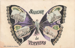 Belgique - Souvenir De Verviers - Edit. Librairie Jos - Multivue - Phototypie Marcovici -  Carte Postale Ancienne - Verviers