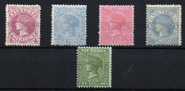 Victoria Nº 87/91. - Mint Stamps