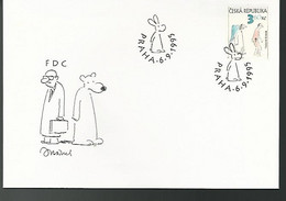 57715) Czech Republic FDC 6.9.1995 Praha Postmark Cancel - FDC