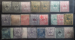 NOUVELLE CALÉDONIE 1905 - 1922 Type Cagou / Rade De Nouméa 22 Timbres Neufs / O Dont Surchargés,  TB - Sonstige & Ohne Zuordnung